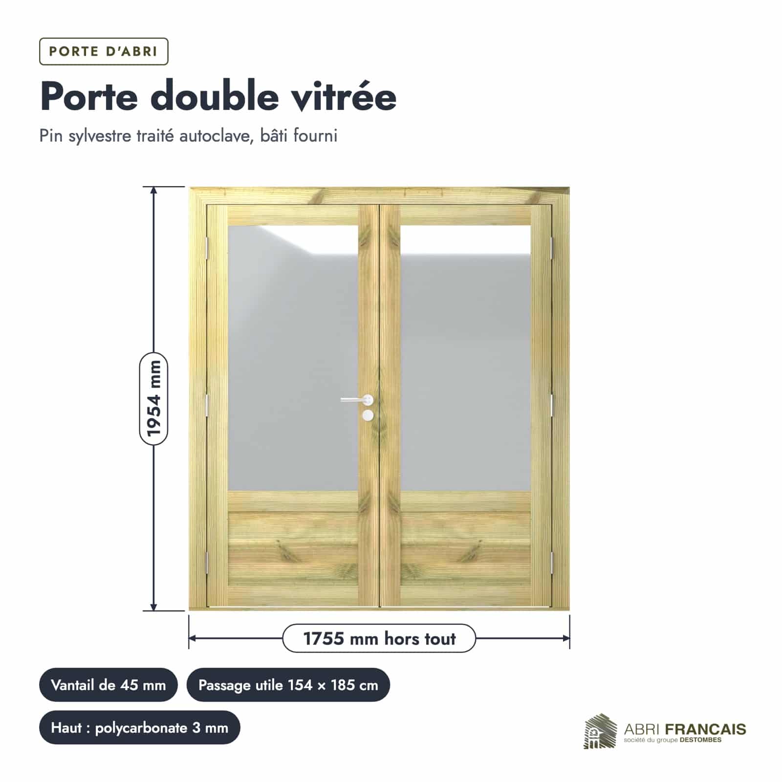 Plan de section coté, sur le vrai bois de bout